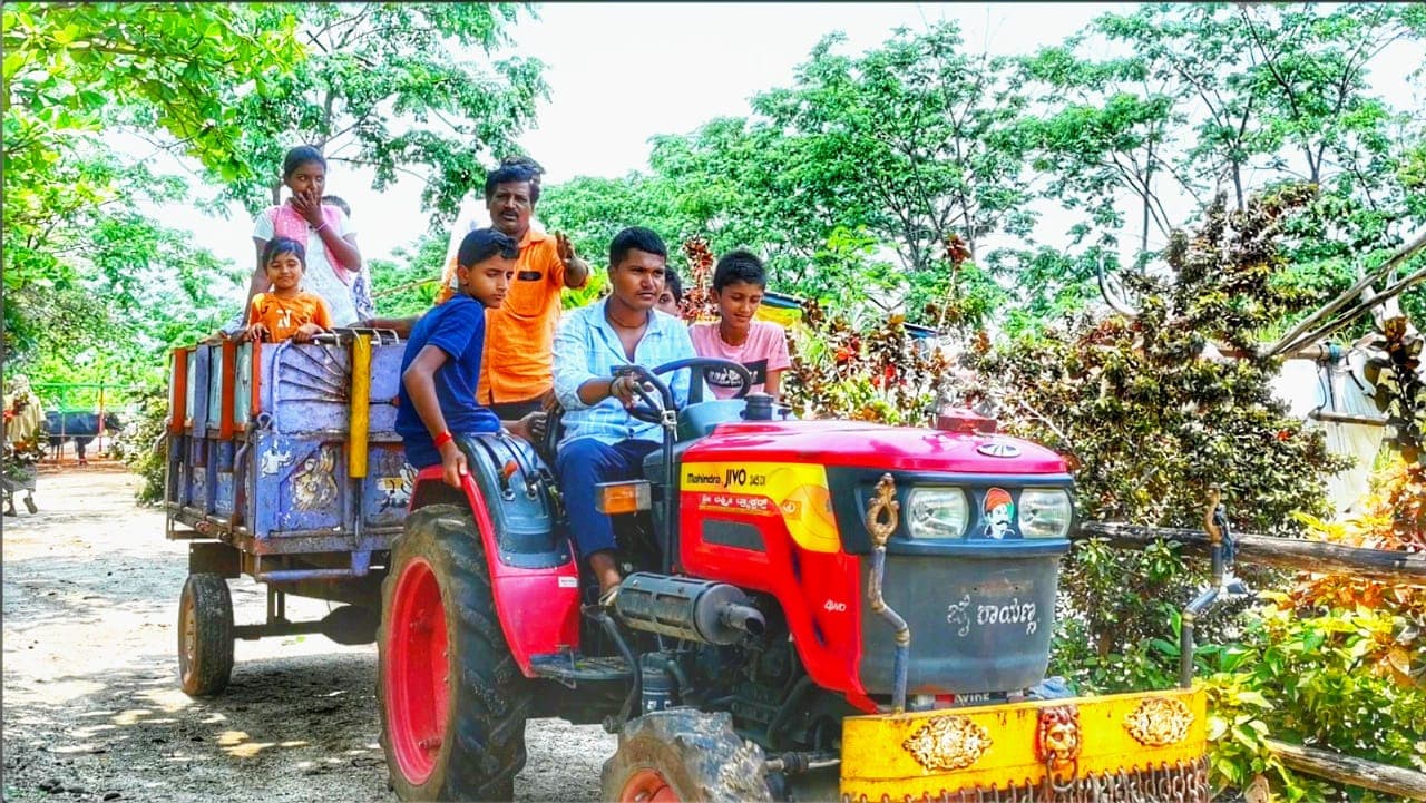Small Tractor Riding